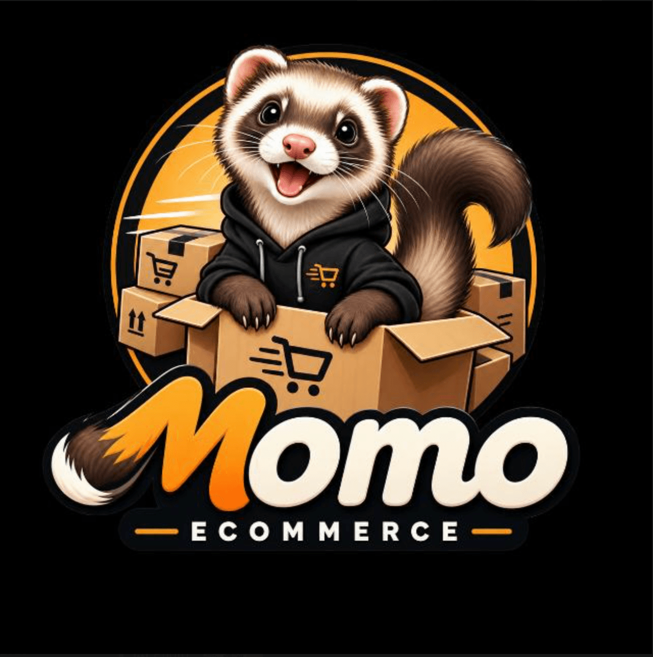 MOMO Ecommerce mascot